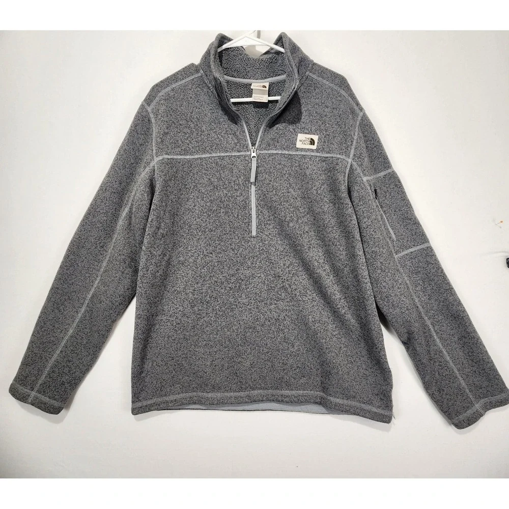 The North Face Men's Pullover Fleece Sweater 1/2‎ Zip Cozy Size L
